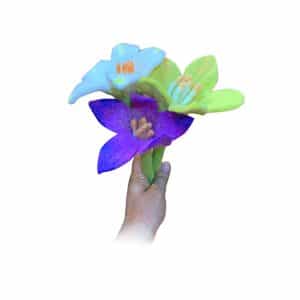 1st three flowers Handmade Multi-Color Felt Flowers – Eco-Friendly Wool Home & Event Décor | Wholesale from Nepal