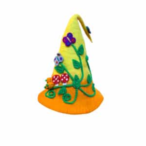 Yellow & Orange Fancy Felt Hat